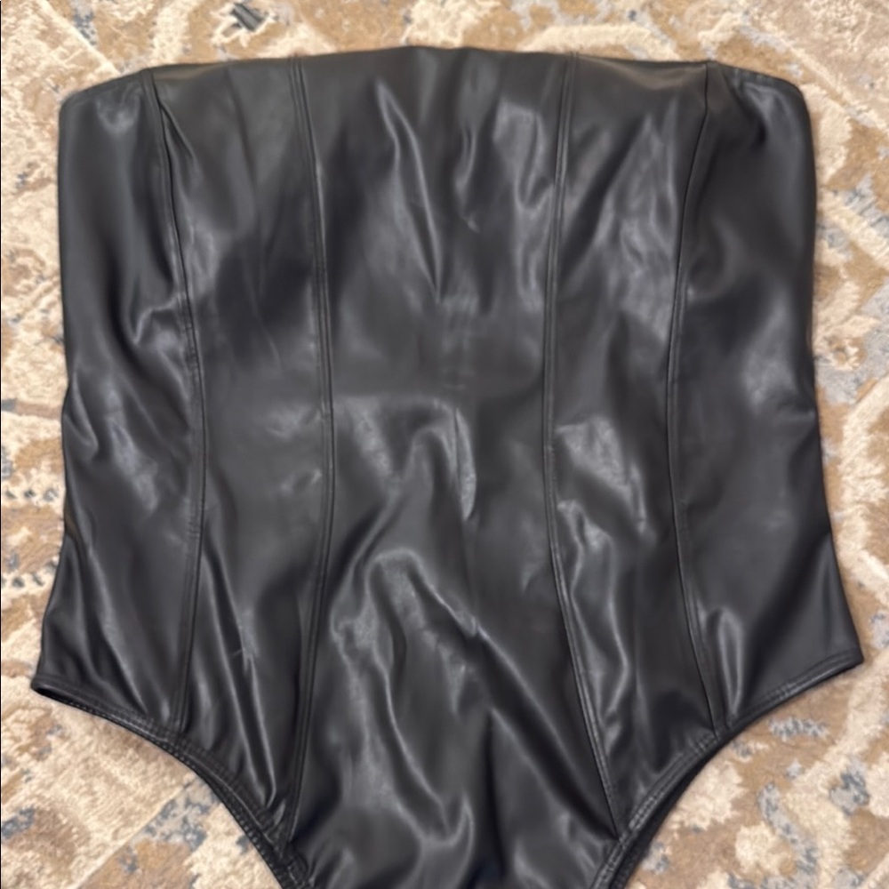 Fashion Nova Black Bodysuit One Piece